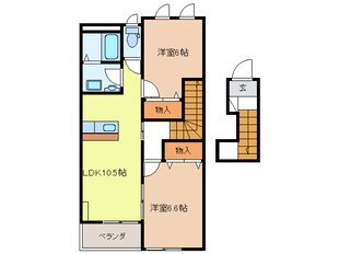 リトルメリーの物件間取画像